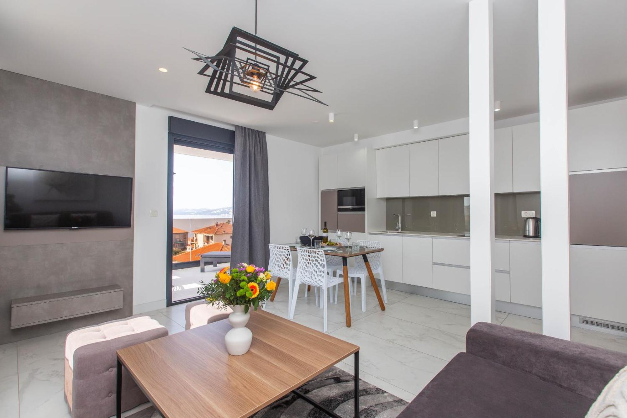 Villa 23 B Heated Pool Trogir Buitenkant foto